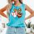 Football Baseball Heart Football Baseball Mom Comfort Colors Tank Top Light Green