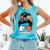 Grandma Life Basketball And Baseball Mom Funny Comfort Colors Tank Top Light Green