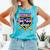 Happy 6733 Days Of School Baseball Drip 100th Day Of School Comfort Colors Tank Top Light Green Happy 6733 Days Of School Baseball Drip 100th Day Of School Comfort Colors Tank Top Light Green