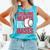 Kids Stealing Hearts Like I Steal Bases Cute Baseball Boys Comfort Colors Tank Top Light Green