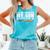 Let Me Through My Son Is Out There Baseball Mom Comfort Colors Tank Top Light Green