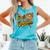 Pat's Pocket Pancakes Baseball Glove Stack Syrup Comfort Colors Tank Top Light Green