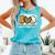 Peace Love Baseball Mom Leopard Print Mother's Day Comfort Colors Tank Top Light Green Peace Love Baseball Mom Leopard Print Mother's Day Comfort Colors Tank Top Light Green
