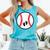 Pregnant Baseball Mom Pregnancy Announcement Baby Feet Belly Comfort Colors Tank Top Light Green