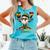 Six Seven History Month Baseball Drip Sports Comfort Colors Tank Top Light Green