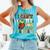Sorry I Can't My Son Has Baseball Mother’s Day Baseball Mom Comfort Colors Tank Top Light Green