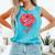 Sporty Rose Graphic With Baseball And Rugby Ball Petals Comfort Colors Tank Top Light Green Sporty Rose Graphic With Baseball And Rugby Ball Petals Comfort Colors Tank Top Light Green