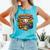 Spring Training 2026 Baseball Fan Retro Palm Cactus Comfort Colors Tank Top Light Green