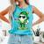St Patrick Day Baseball Drip Ice Cream Men Boys Kids Comfort Colors Tank Top Light Green