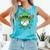 St Patricks Day Baseball Drip Ice Cream Baseball Home Plate Comfort Colors Tank Top Light Green