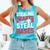Stealing Hearts Like I Steal Bases Cute Baseball Kids Comfort Colors Tank Top Light Green