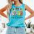 I Survived 6733 Days Baseball Football Softball 3rd Grade Comfort Colors Tank Top Light Green