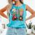 Tis The Season Baseball Mom Game Day Cheering Sports Lover Comfort Colors Tank Top Light Green