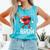 Valentines Bruh Red Heart Playing Baseball Men Boys Kids Comfort Colors Tank Top Light Green