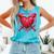 Valentines Day Baseball Red Heart Dab Boys Girls Kids Comfort Colors Tank Top Light Green Valentines Day Baseball Red Heart Dab Boys Girls Kids Comfort Colors Tank Top Light Green