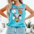 Valentines Day Boys Men Hearts Gaming Football Baseball Love Premium Tri-Blend Comfort Colors Tank Top Light Green