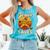 Youth Boy Baseball Jesus Saves Christian Baseball Religious Comfort Colors Tank Top Light Green