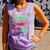 100 Days Of School Baseball Ice Cream Drip 100th Day Player Comfort Colors Tank Top Lagoon