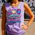 100 Days Of School Baseball Sports Drip Graphic Comfort Colors Tank Top Lagoon