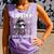 100 Days Of School Boys Kids 100th Day Balls Baseball Kids Comfort Colors Tank Top Lagoon
