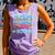 100 Days Of School Drip Ice Cream Baseball For Teacher Kids Premium Tri-Blend Comfort Colors Tank Top Lagoon
