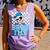 5th Birthday Dabbing Baseball Boys Bruh I'm 5 Year Old Comfort Colors Tank Top Lagoon