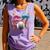 67 Baseball Ice Cream Drip Kids Youth Comfort Colors Tank Top Lagoon