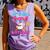 9th Birthday Baseball 9 Year Old Ice Cream Drip Boy Baseball Comfort Colors Tank Top Lagoon