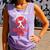 Act Like a Lady Scream Like a Baseball Mom Baseball Comfort Colors Tank Top Lagoon