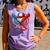 American Baseball Drip Graffiti Ball And Bat Comfort Colors Tank Top Lagoon