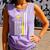 American Flag Baseball Mom Team Comfort Colors Tank Top Lagoon