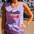 Auntie Rookie Of Year 1st Birthday Baseball Theme Matching Comfort Colors Tank Top Lagoon