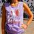 Ball Mom Football Baseball Mom Premium Comfort Colors Tank Top Lagoon