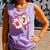 Baseball 67 Six Seven Gen Alpha Meme Valentine's Day Comfort Colors Tank Top Lagoon