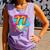 Baseball Drip Jersey Number 77 For Players & 77th Birthday Comfort Colors Tank Top Lagoon Baseball Drip Jersey Number 77 For Players & 77th Birthday Comfort Colors Tank Top Lagoon