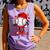 Baseball Drip Valentines Comfort Colors Tank Top Lagoon
