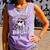 Baseball Ice Cram Drip 100 Days Of School 100th Boys Youth Comfort Colors Tank Top Lagoon