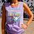 Baseball Ice Cream Drip Bonus Dad Of The Birthday Boy Comfort Colors Tank Top Lagoon