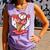 Baseball Ice Cream Drip Baseball Strawberry For Youth Red Comfort Colors Tank Top Lagoon