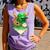 Baseball Life Style Ice Cream Drip Green Premium Tri-Blend Comfort Colors Tank Top Lagoon