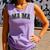 Baseball Mama Rocks Lightning Baseball Mom Mother's Day Comfort Colors Tank Top Lagoon