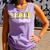 Baseball Mama Yellow Leopard Print Baseball Mom Gear Sports Comfort Colors Tank Top Lagoon