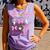 Baseball Mimi Era Bows Baseball Mom Women Comfort Colors Tank Top Lagoon