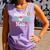 Baseball Mom Cute Retro Look Mothers Will Love Premium Comfort Colors Tank Top Lagoon