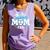Baseball Mom Era Game Day Women's Comfort Colors Tank Top Lagoon