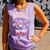 Baseball Mom Loud & Proud Since 1970 Premium Comfort Colors Tank Top Lagoon