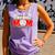 Baseball Mom Mother's Day For Mom Game Day Outfit Comfort Colors Tank Top Lagoon