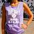 Baseball Mom Quote I Teach My Kids To Hit And Steal Comfort Colors Tank Top Lagoon