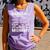 Baseball Mommy Mom USA Flag 4th Of July Comfort Colors Tank Top Lagoon