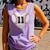 Baseball Number 11 Distressed Heart For Baseball Moms Comfort Colors Tank Top Lagoon